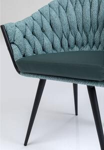 Knot Bluegreen stolička modrá/čierna