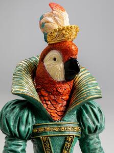 Lady Parrot dekorácia viacfarebná 32 cm