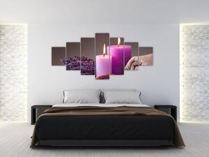 Obraz - Relax, sviečky (Obraz 210x100cm)