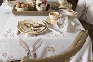 Sada bavlnených prestieranie s motívom králika Rustic Easter Bunny - 48 * 33 cm
