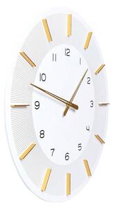 Lio nástenné hodiny biele Ø60 cm