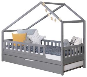 DOMČEKOVÁ POSTEĽ, 90/200 cm svetlosivá MID.YOU - Online Only detský nábytok, Online Only