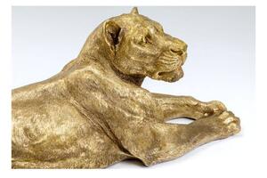 Lion dekorácia zlatá 113 cm
