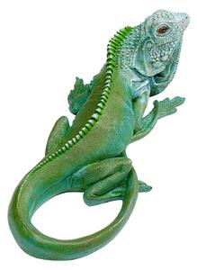 Lizard dekorácia zelená 35 cm