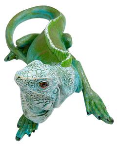 Lizard dekorácia zelená 35 cm