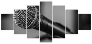 Obraz mikrofónu (Obraz 210x100cm)