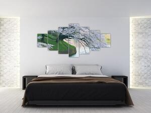 Obraz kvitnúcich stromov (Obraz 210x100cm)