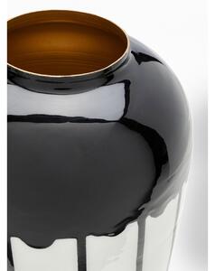 Macchie váza bielo-čierna 24 cm