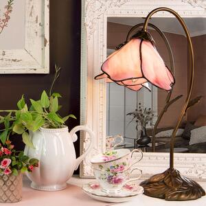 Stolová lampa Tiffany - Ø 31 * 48 cm 1x E14 - Clayre & Eef