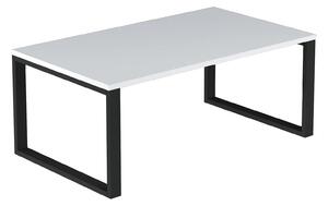 Konferenčný stolík BRIAR - biely / čierny