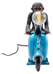 Monkey stolová lampa modro-čierna