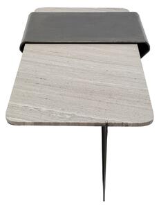 Montagna konferenčný stolík sivý 142x70 cm