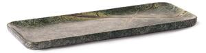 Luxusný zelený mramorový podnos Marble - 30*12*1,5cm