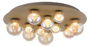 Stropné Lampa PURE, Popup, stmievateľné, Bronzová / Stará Mosadz, Obývacia izba, Kov