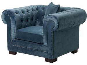 Kreslo Chesterfield Classic Velvet Midnight 118 x 96 x 77 cm