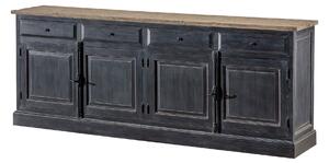 Komoda 240 x 48 x 94 old black & natural