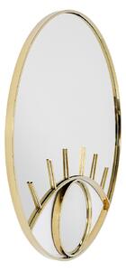 Occhi nástenné zrkadlo zlaté Ø100 cm