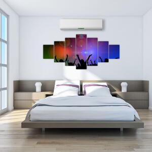Farebný obraz - oslava (Obraz 210x100cm)