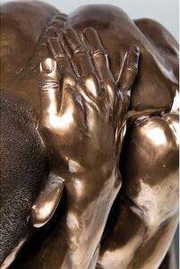 Nude Man dekorácia bronzová 54 cm