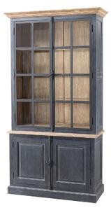 Kredenc Gordes 110 x 46 x 230 old black & natural