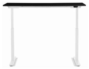 Office Smart písací stôl 140x60 cm biely/čierny
