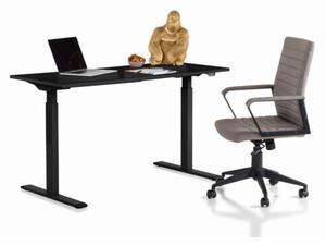 Office Smart písací stôl 140x60 cm čierny