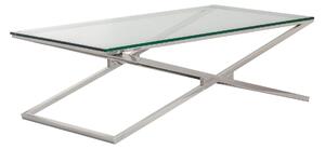 Lavička Flavio silver 130 x 70 x 41 cm