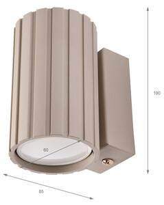 Brilagi - Nástenné svietidlo CRISPINA 1xGU10/10W/230V 10 cm béžové