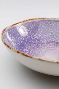 Organic hlboký tanier fialový Ø21 cm