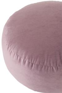 Zamatový purpurový puf Haasse - Ø 60 * 30 cm