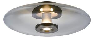 Stropné Lampa PURE, Vitrum, stmievateľné, Sivá, Obývacia izba, Sklo, Moderný