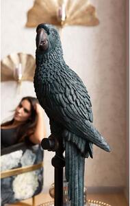 Parrot dekorácia modrozelená