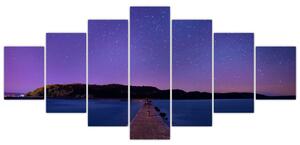 Obraz nočnej oblohy (Obraz 210x100cm)