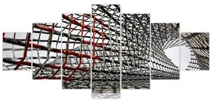 Obraz kovové mreže (Obraz 210x100cm)