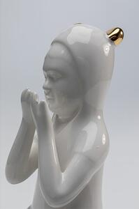 Praying Girl dekorácia čierno-biela 20 cm