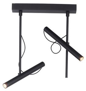 Stropné Lampa PURE, Pure Tutua, stmievateľné, Čierna, Obývacia izba, Kov, Moderný