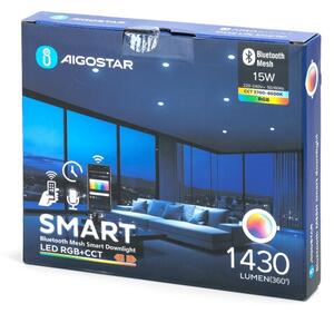 Aigostar - LED RGBW Stmievateľné podhľadové svietidlo MESH LED/15W/230V