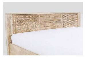 Puro High posteľ drevená 160x200cm hnedá