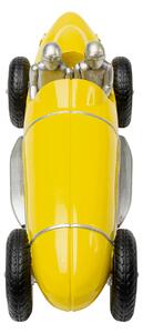 Racing Car dekorácia žltá 9 cm