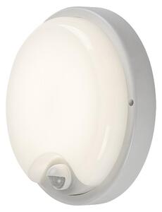 Rabalux 77214 - LED vonkajšie nástenné svietidlo so snímačom LONATO LED/18W/230V IP65 biela