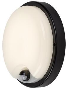 Rabalux 77213 -LED vonkajšie nástenné svietidlo so senzorom LONATO LED/18W/230V IP65 čierne