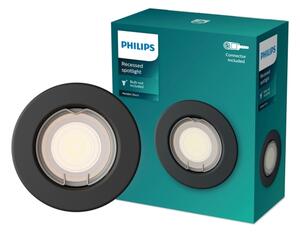 Philips - Zapustené stropné svietidlo PERIDOT 1xGU10/7W/230V čierna