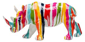 Rhino Holi dekorácia viacfarebná 18 cm