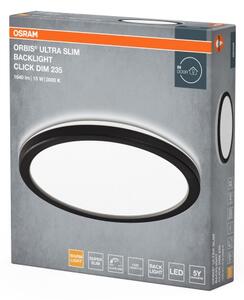 Osram - LED stmievateľné stropné svietidlo ORBIS ULTRA SLIM LED/15W/230V priemer 23,5 cm čierne