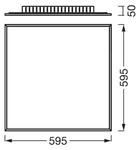 Osram - Prisadený LED panel PLANON LED/40W/230V 4000K 60x60 cm biela