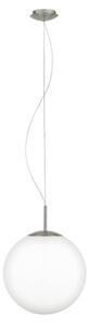 Eglo 63269 - Závesné svietidlo na lanku PIEDALE 1xE27/60W/230V priemer 35 cm matný chróm