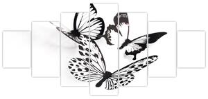 Obraz motýľov (Obraz 210x100cm)