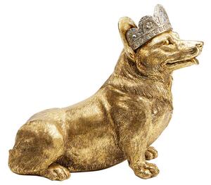 Royal Sitting Corgi dekorácia zlatá