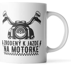 Sablio Hrnček Zrodený na jazdu na motorke - 200 ml - espresso