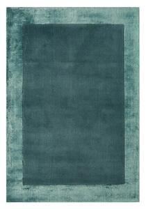 Ručne tkaný koberec s prímesou vlny v petrolejovej farbe 120x170 cm Ascot – Asiatic Carpets